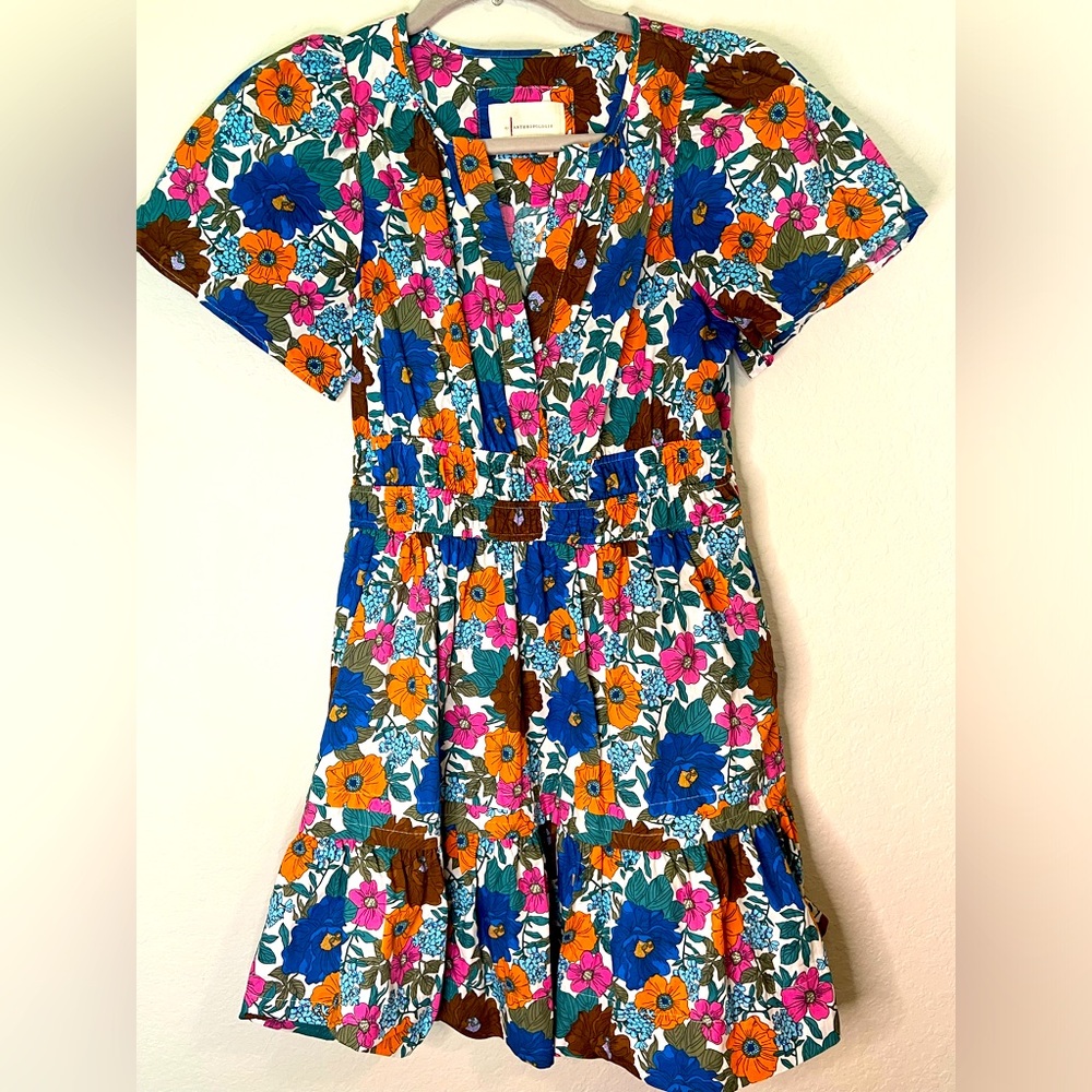 Anthropologie Somerset mini vivid floral
